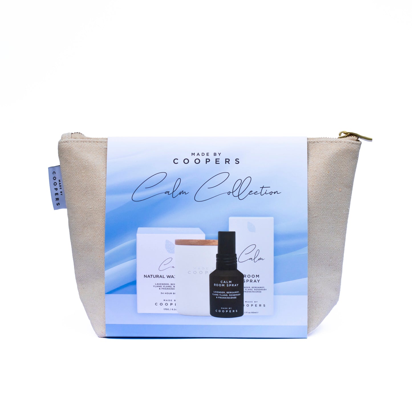 Made by Coopers Calm Collection Candle & Room Spray