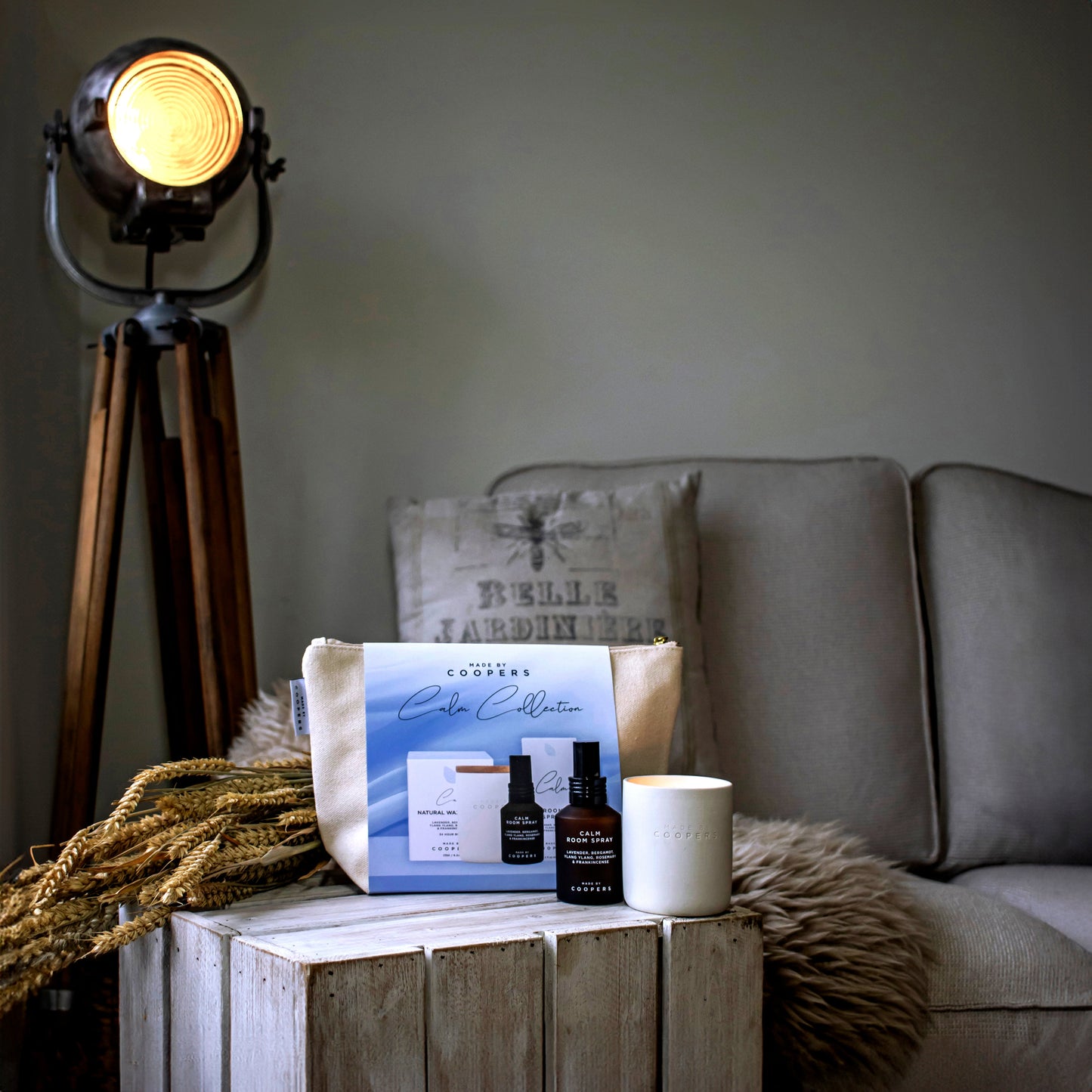 Made by Coopers Calm Collection Candle & Room Spray
