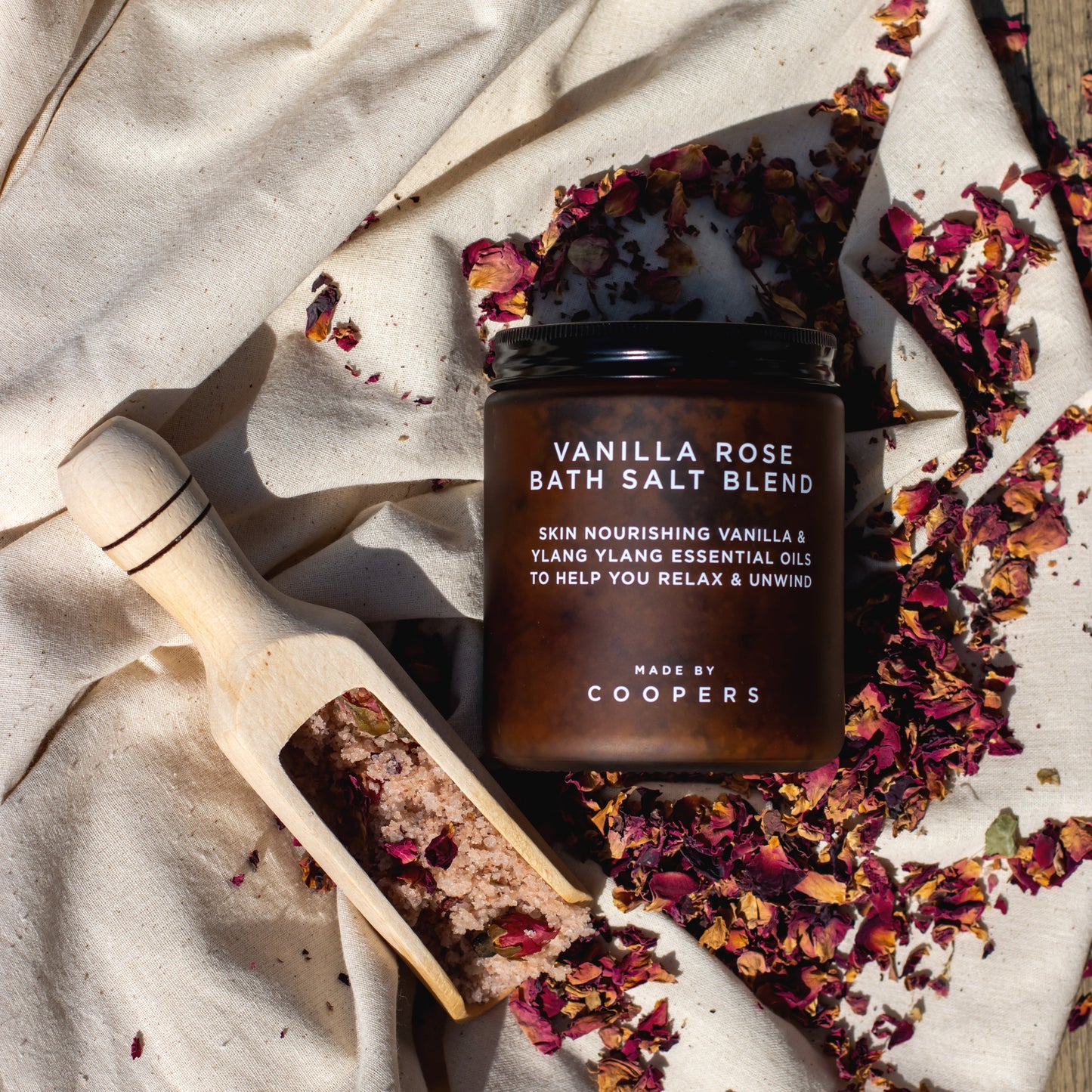 Made by Coopers Vanilla Rose Bath Salt Blend