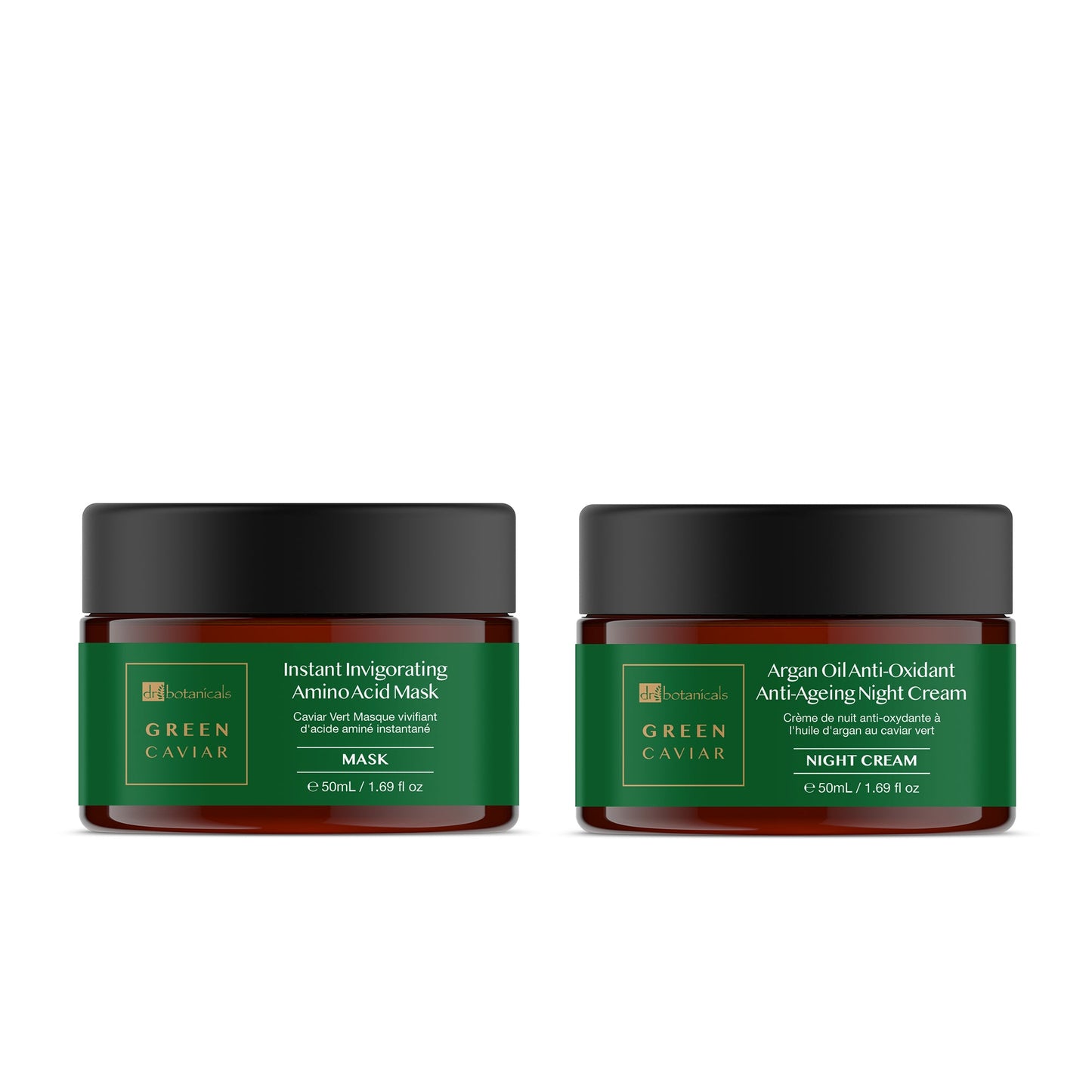 Dr Botanicals - Green Caviar Night Cream & Mask