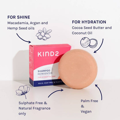 KIND2 - The Hydrating One - Hydrate & Restore Solid Shampoo Bar