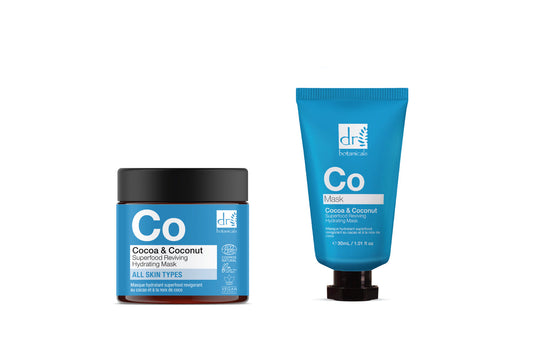 Dr Botanicals - Cocoa & Coconut Superfood Reviving Hydrating Mask Duo