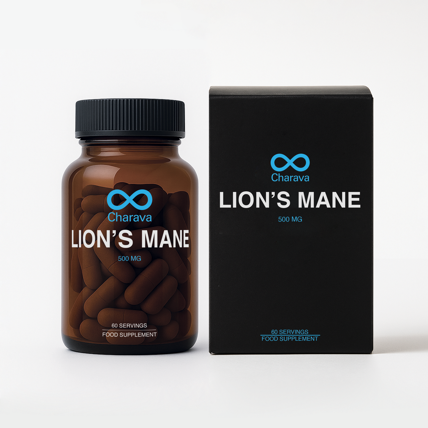 Charava UK - Lions Mane Mushroom 500mg