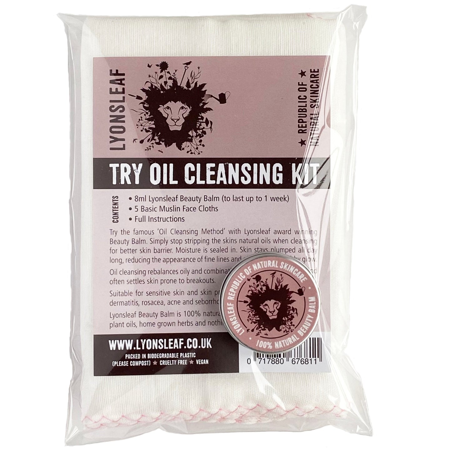 Lyonsleaf Try Oil Cleansing kit - One week sample set