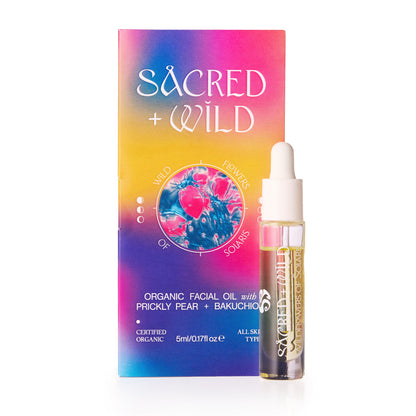 Sacred + Wild Organic Facial Oil with Prickly Pear + Bakuchiol