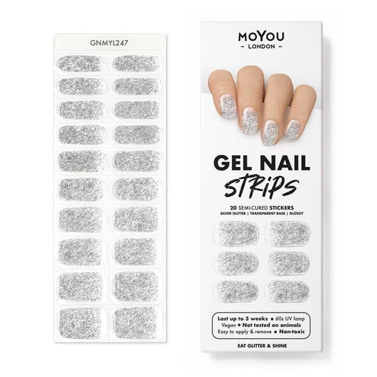 MoYou London GEL NAIL STRIP ★ Eat Glitter & Shine