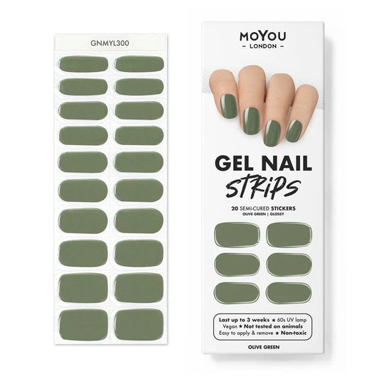 MoYou London GEL NAIL STRIP ★ Olive Garden