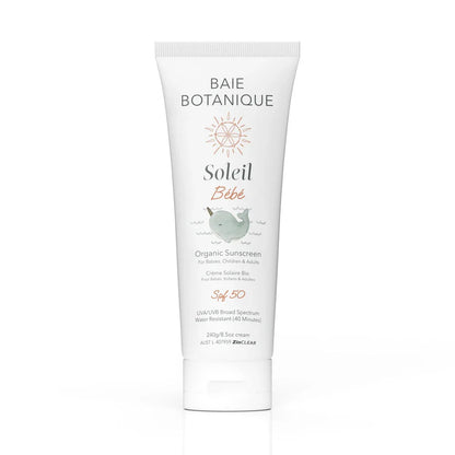 Baie Botanique - Organic Mineral Sunscreen Baby & Children SPF 50