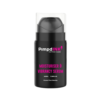Pimpdink Tattoo Care - TATTOO MOISTURISER & VIBRANCY SERUM | 100ml Airless Pump