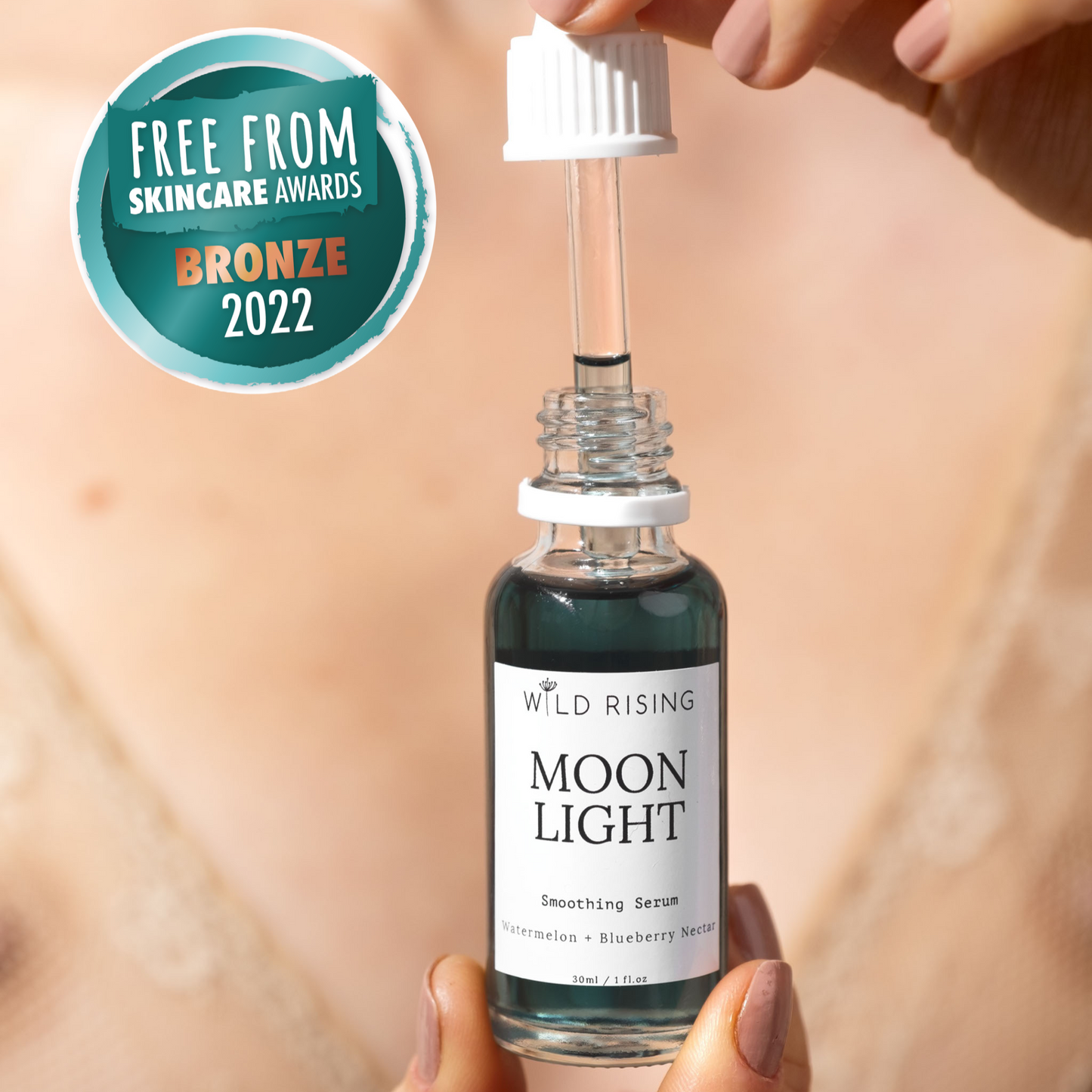 Wild Rising Skincare - Moonlight - Blueberry & Blue Tansy Face Oil