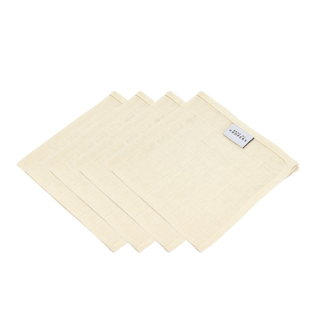 Made By Coopers Muslin Cloths - 4 Pack