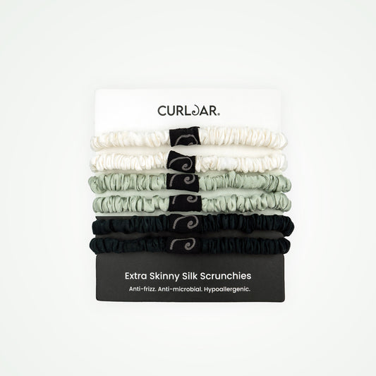 Curl Jar - Skinny Silk Scrunchies