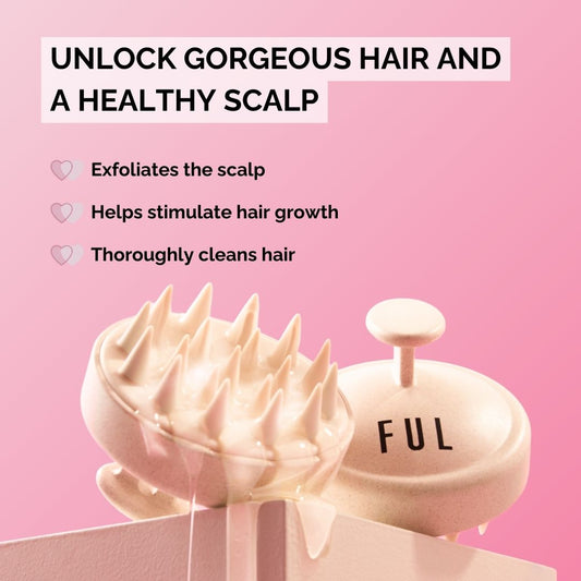 FUL SCALP MASSAGER SHAMPOO BRUSH