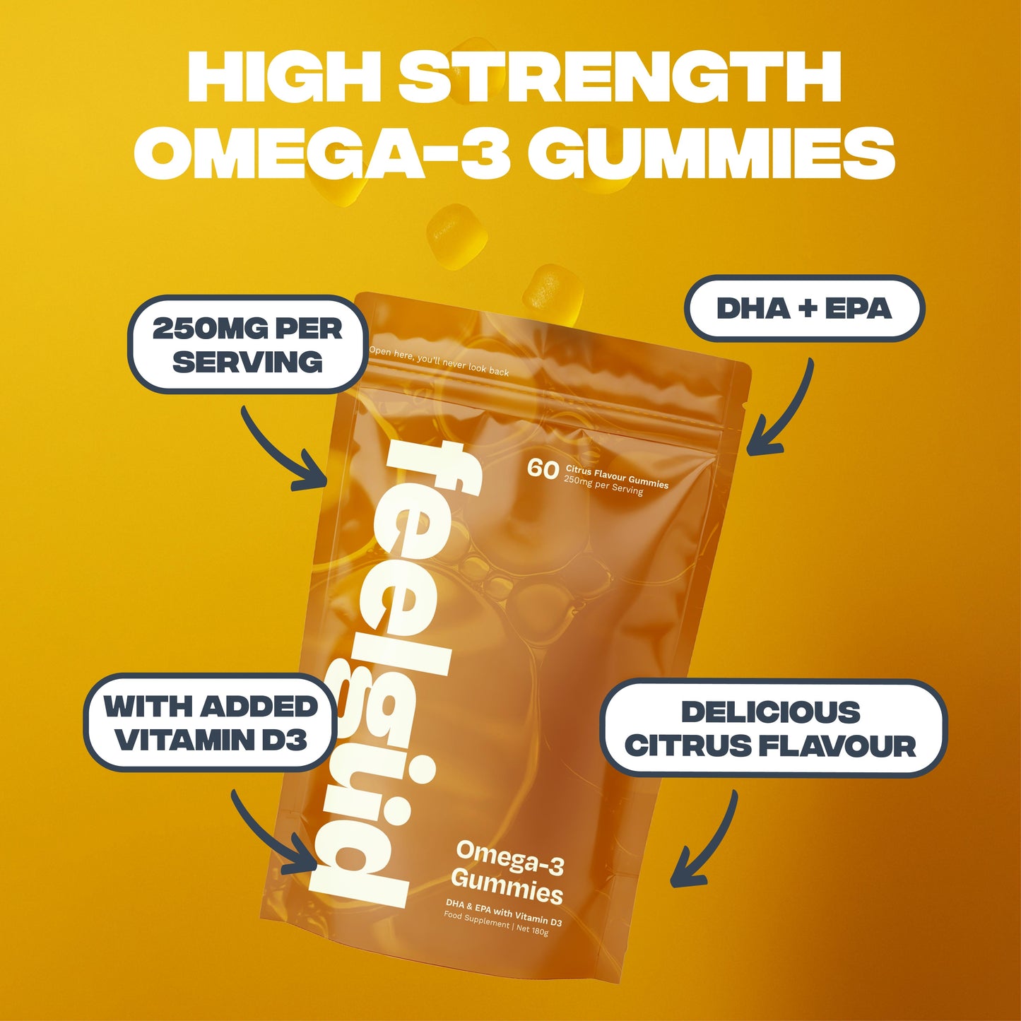 Feel Güd - Omega-3 Gummies