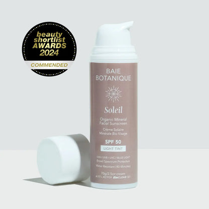 Baie Botanique - Organic Mineral Face Sunscreen SPF 50 70g