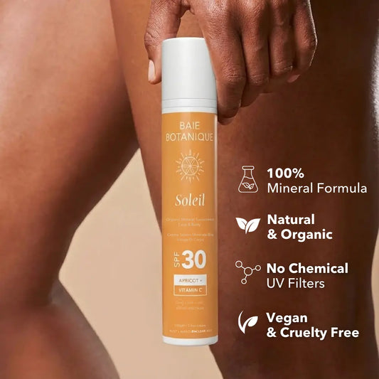 Baie Botanique - Face & Body Mineral Sunscreen SPF 30 with Vitamin C