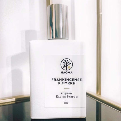 Haoma Frankincense and Myrrh Organic Eau de Parfum 50ml