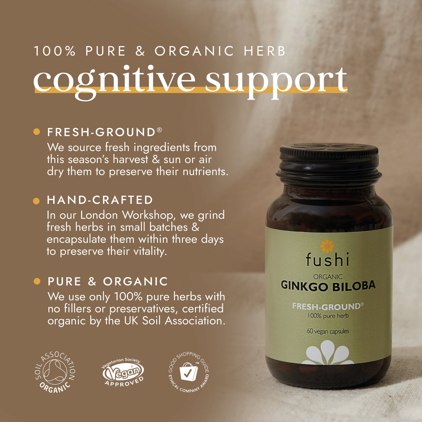 Fushi Wellbeing - Organic Ginkgo Biloba