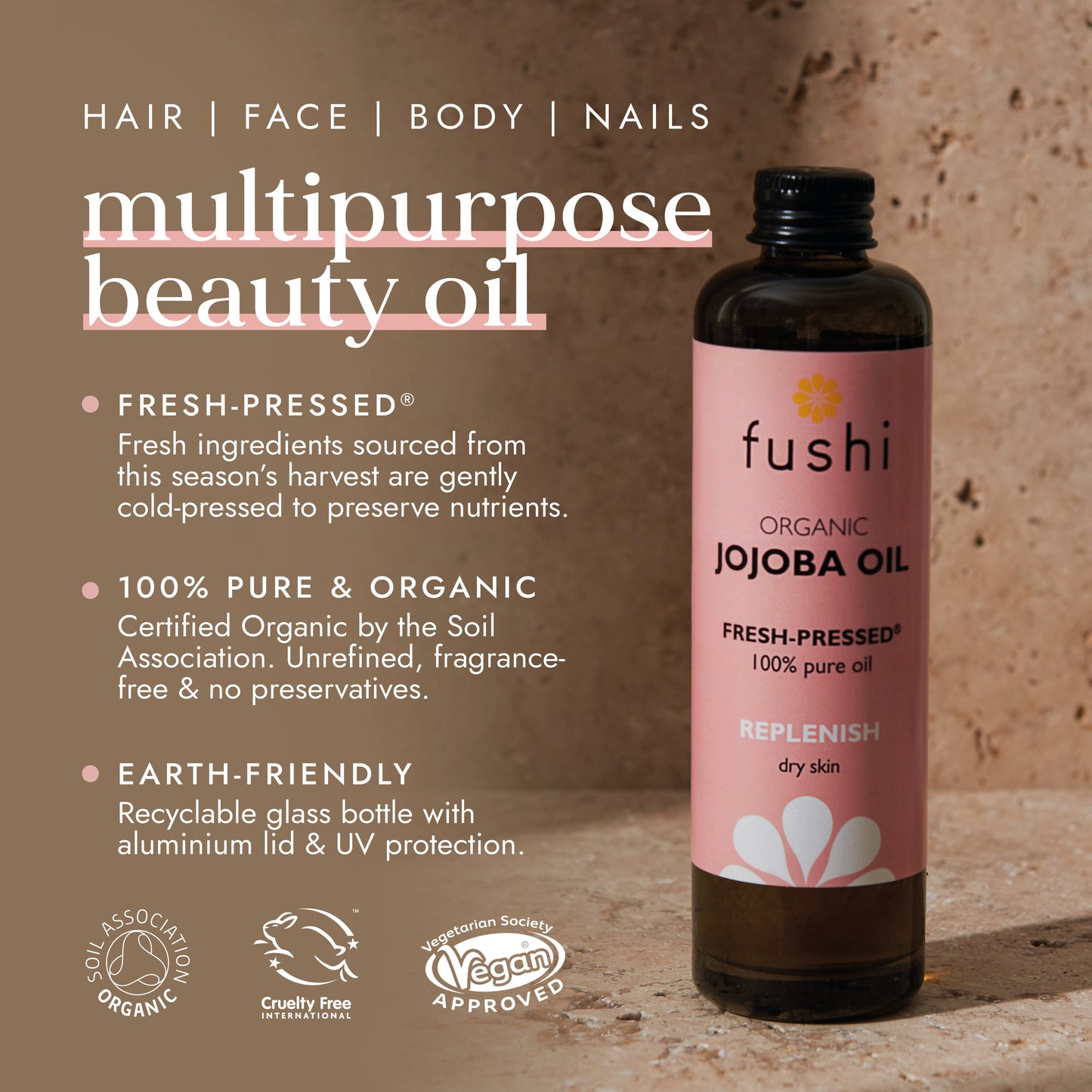 Fushi Wellbeing - Organic Jojoba Oil 100ml