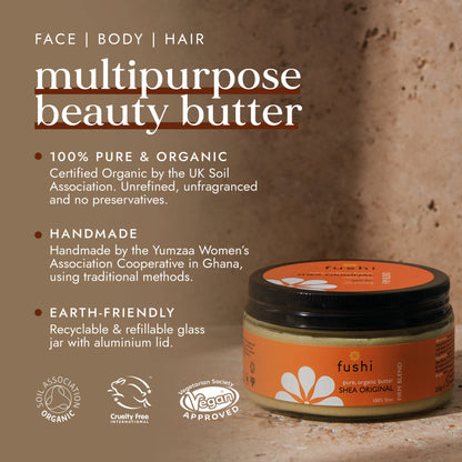 Fushi Wellness - Organic Shea Butter 200g - Pure and Natural for Skin & Face