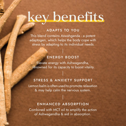 Fushi Wellbeing - Ashwagandha with Vegan MCT Extract
