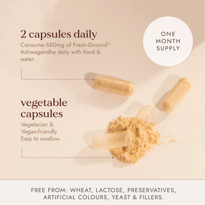 Fushi Wellbeing - Organic Ashwagandha for Stress & Sleep Support