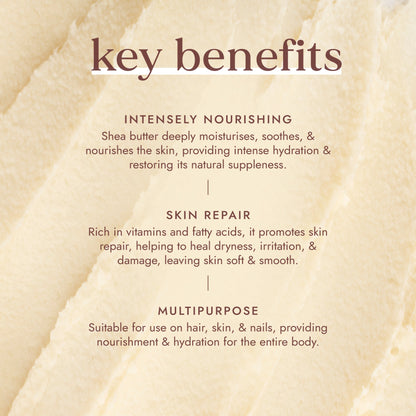 Fushi Wellness - Organic Shea Butter 200g - Pure and Natural for Skin & Face
