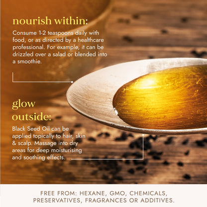 Fushi Wellbeing - Organic Black Seed Oil 250ml