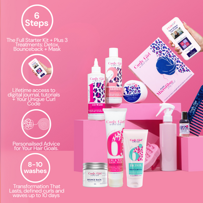 Curly Girl Wavy + Curly Girl Method Starter Kit + Treatments