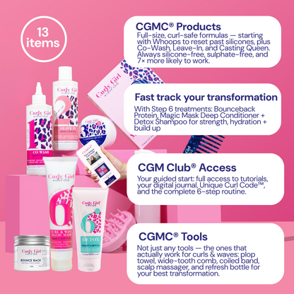 Curly Girl Wavy + Curly Girl Method Starter Kit + Treatments