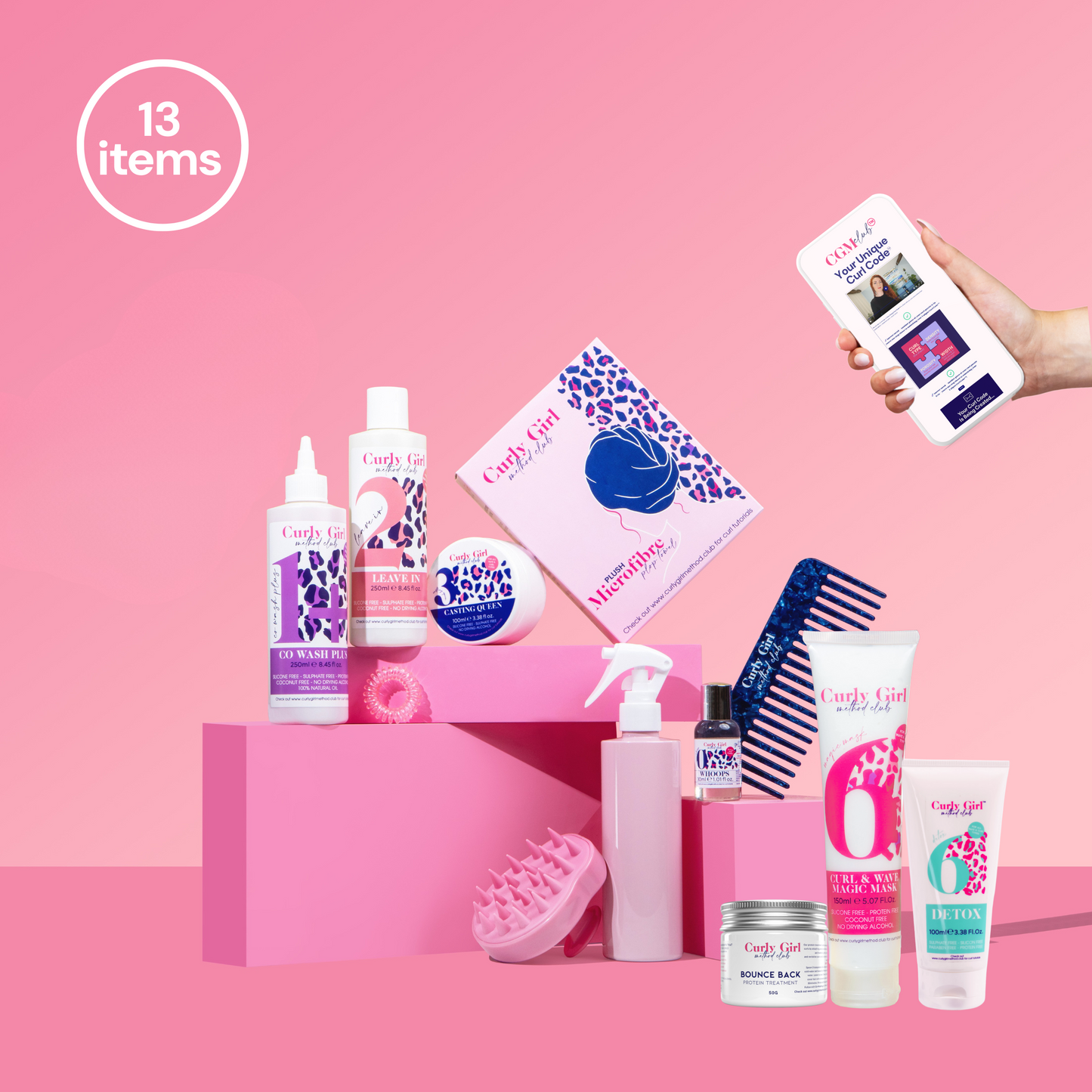 Curly Girl Wavy + Curly Girl Method Starter Kit + Treatments