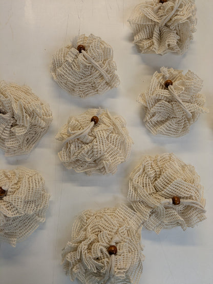 The Natural Spa - Rami Shower Puff – Exfoliating, Reusable & Eco-Friendly