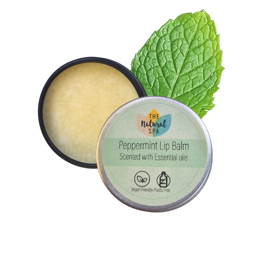 The Natural Spa - Peppermint All Natural Lip Balm