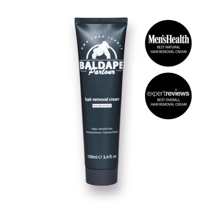 Baldape Parlour - Charcoal Body Hair Removal Cream