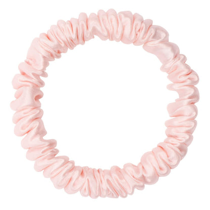 Dream Silk Pink Silk Scrunchie - Skinny