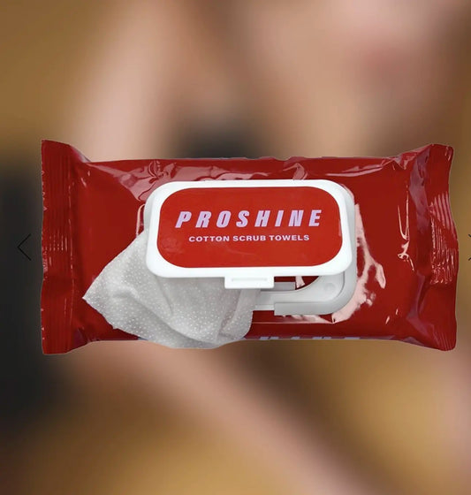 PROSHINE Exfoliating Face & Body Towels (30)