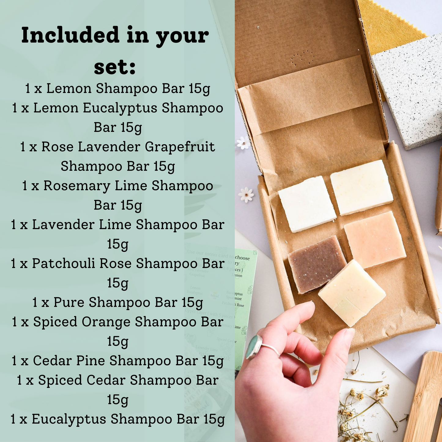 The Natural Spa - Shampoo Sampler Set