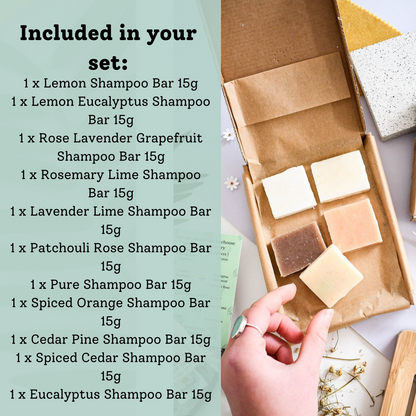 The Natural Spa - Shampoo Sampler Set