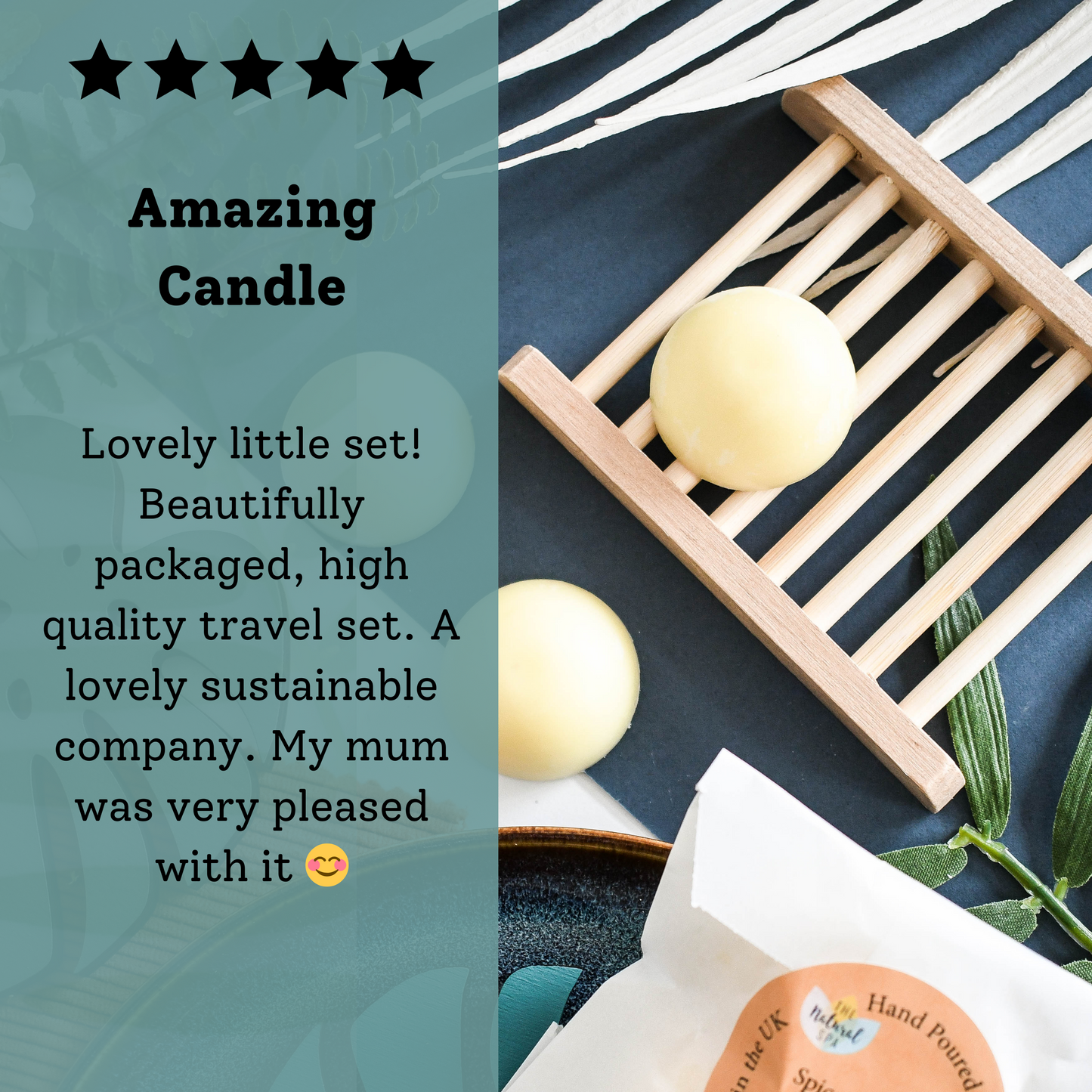 The Natural Spa - Sage & Lime Coconut Wax melts - Pack of 3