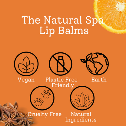 The Natural Spa - Spiced Orange   All Natural Lip Balm