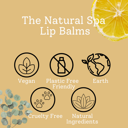 The Natural Spa - Lemon Eucalyptus  All Natural Lip Balm