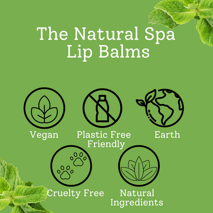 The Natural Spa - Peppermint All Natural Lip Balm