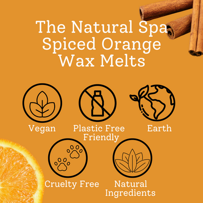 The Natural Spa - Spiced Orange Coconut Wax melts - Pack of 3
