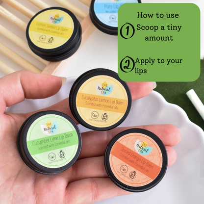 The Natural Spa - Peppermint All Natural Lip Balm