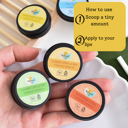 The Natural Spa - Lemon Sorbet All Natural Lip Balm