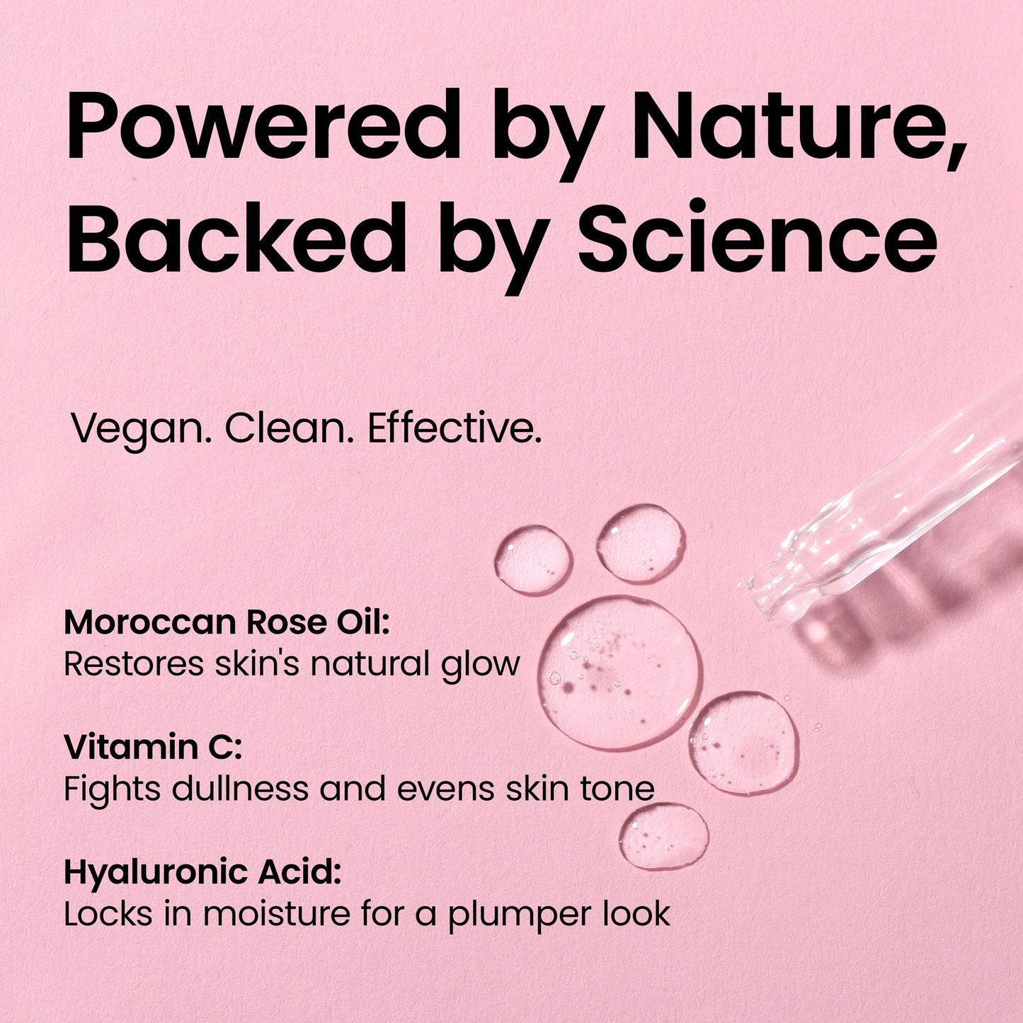 Dr Botanicals - Moroccan Rose Facial Oil with Hyaluronic Acid & Vitamin C