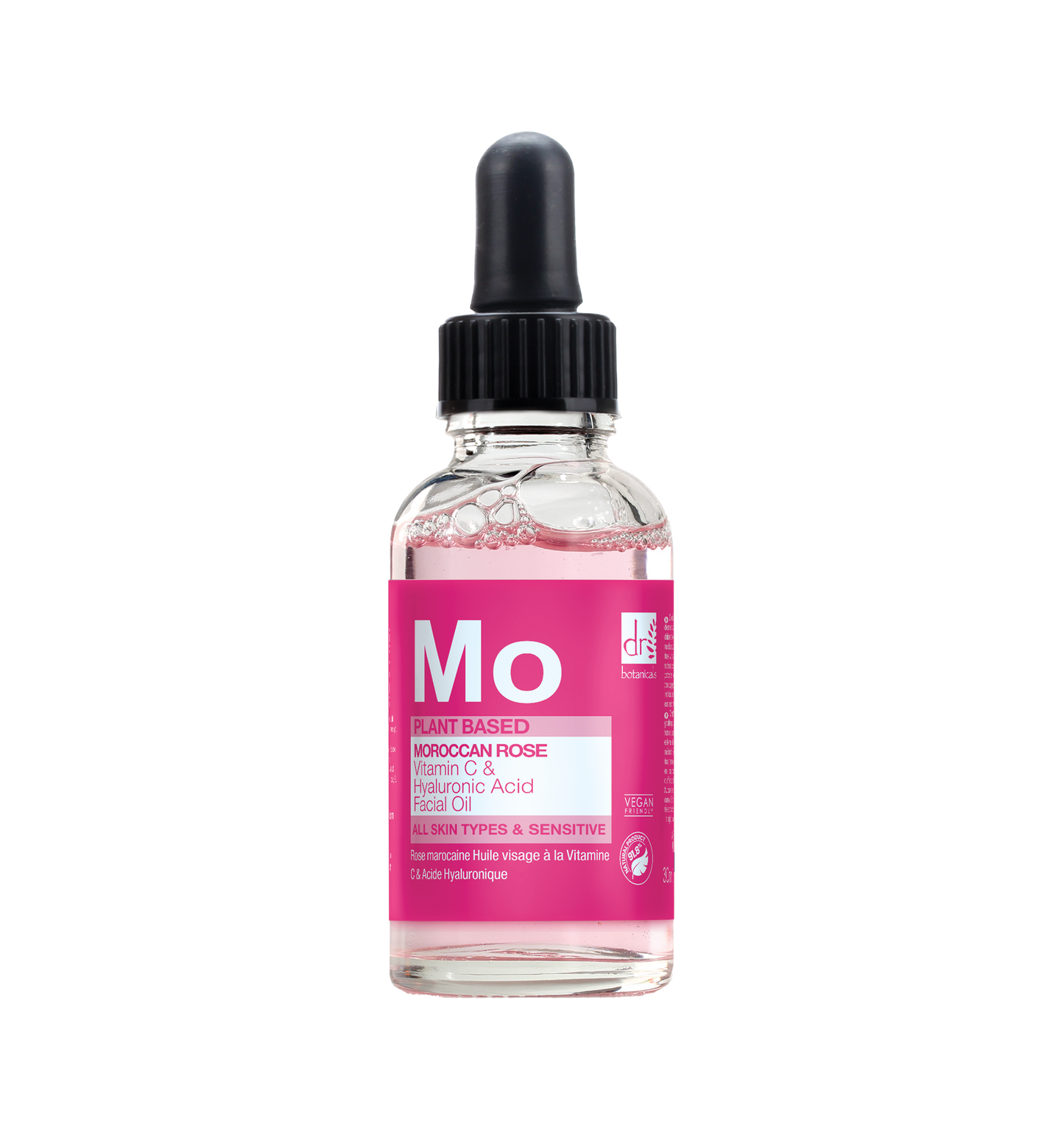 Dr Botanicals - Moroccan Rose Facial Oil with Hyaluronic Acid & Vitamin C