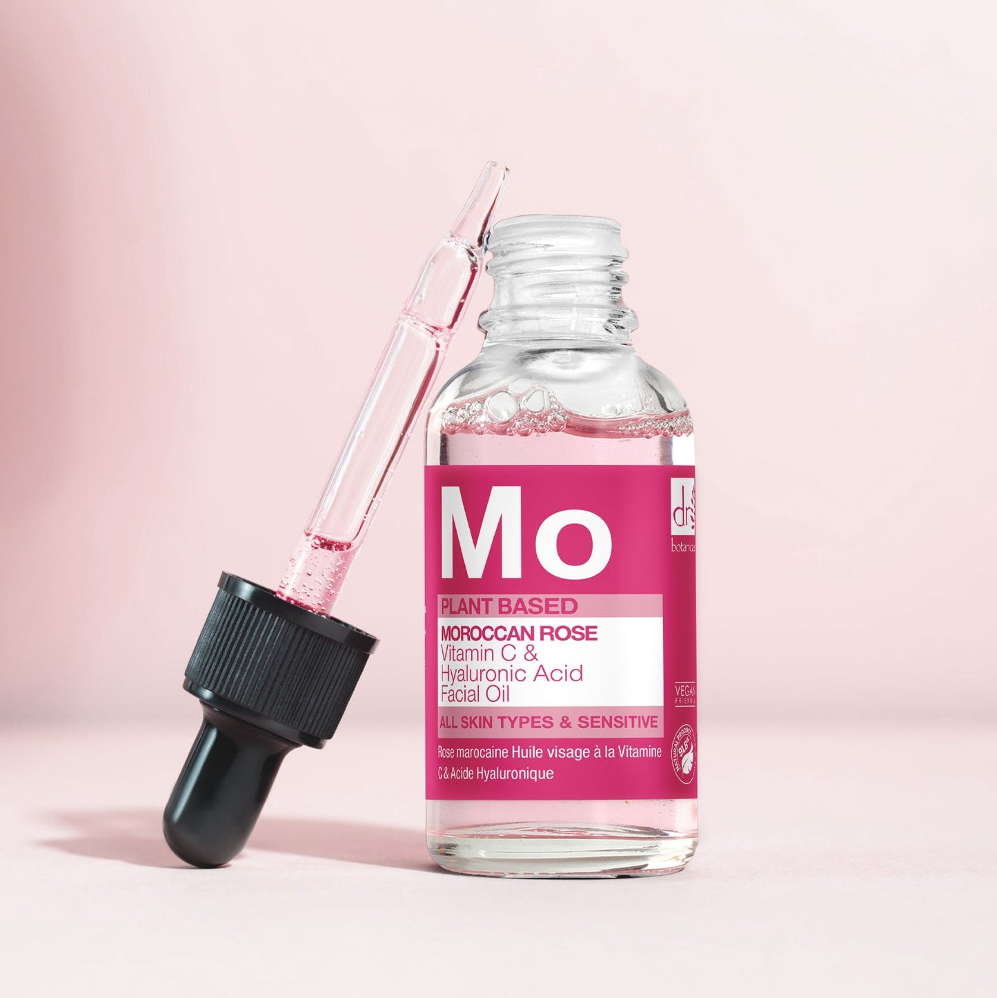 Dr Botanicals - Moroccan Rose Facial Oil with Hyaluronic Acid & Vitamin C