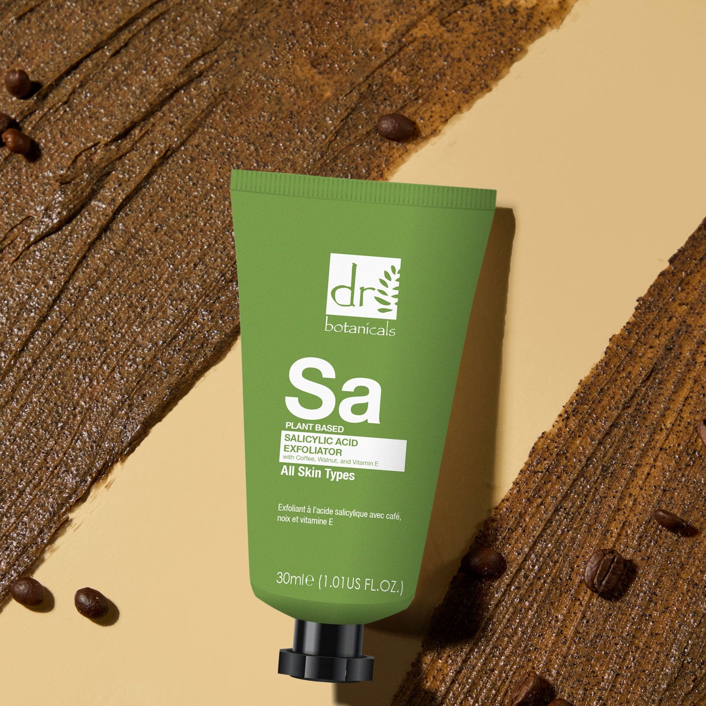 Dr Botanicals - Salicylic Acid Exfoliator with Coffee, Walnut & Vitamin E 30ml