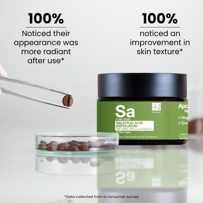 Dr Botanicals - Salicylic Acid Exfoliator with Coffee, Walnut & Vitamin E 60ml